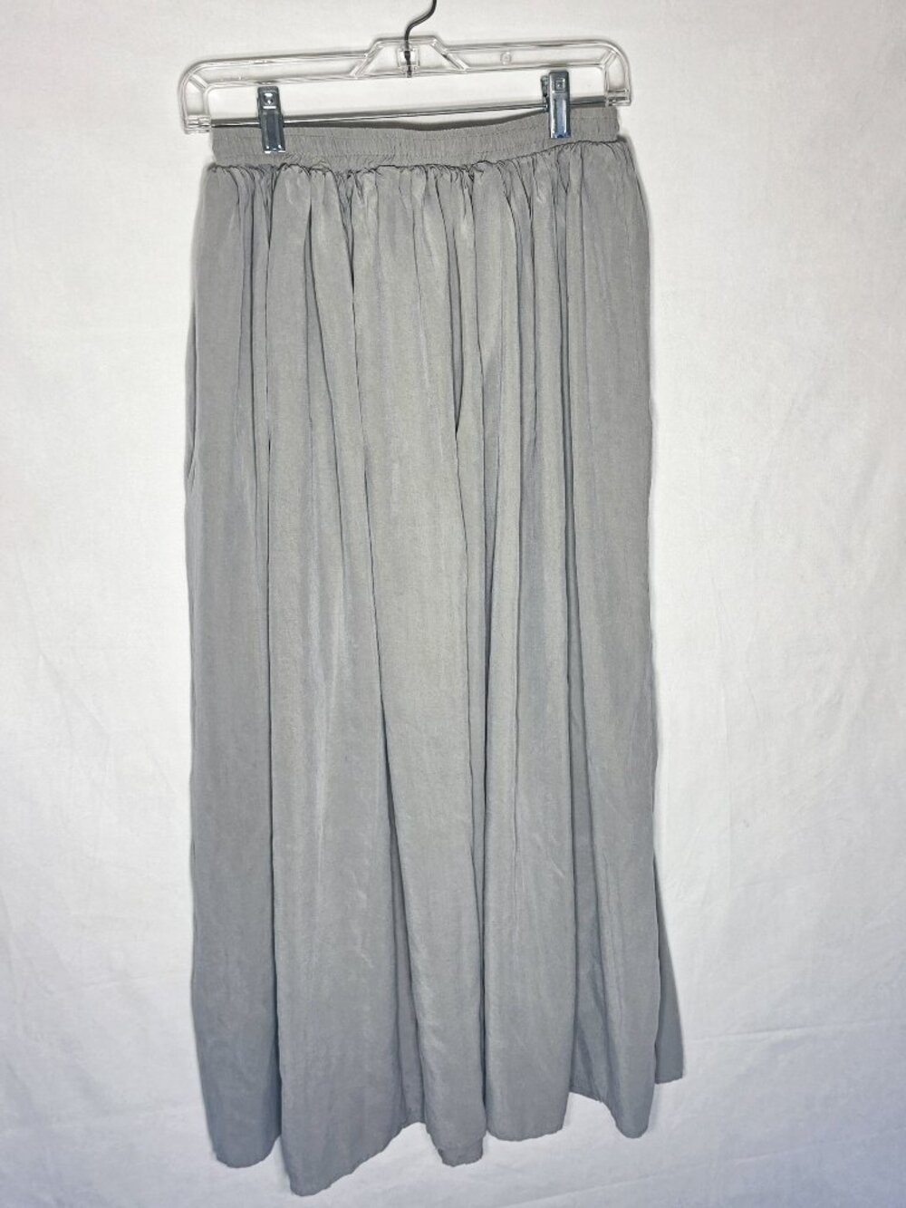 Painted Pony	One Size Grey Maxi BOHO Skirt